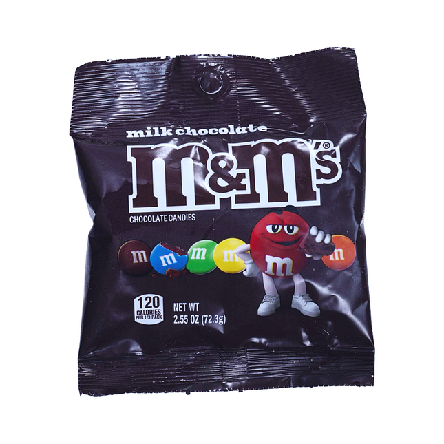 M&M'S Milk Chocolate Peg Pack 2.55 oz