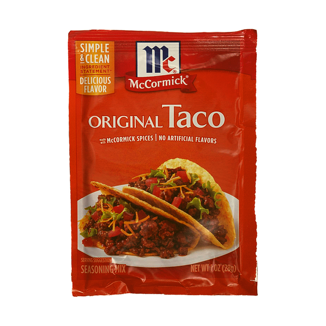 McCormick Original Taco Seasoning Mix – 1oz | 28g
