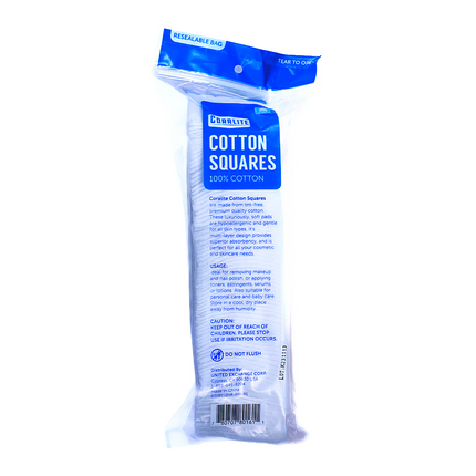 Coralite Cosmetic Pads 80 ct squares