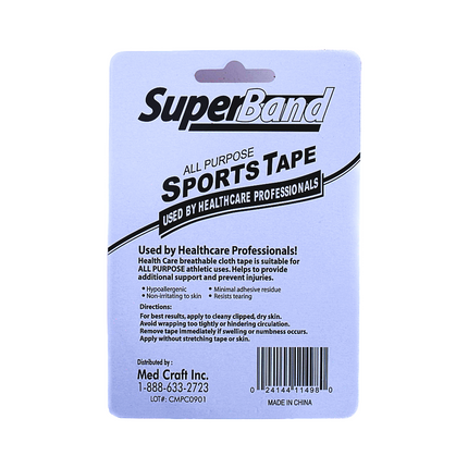 Superband Sports Tape 1.5N X 5 yards