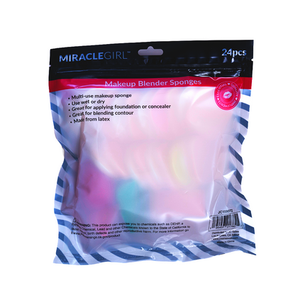 Miracle Girl Makeup Blender Sponge 24 pcs