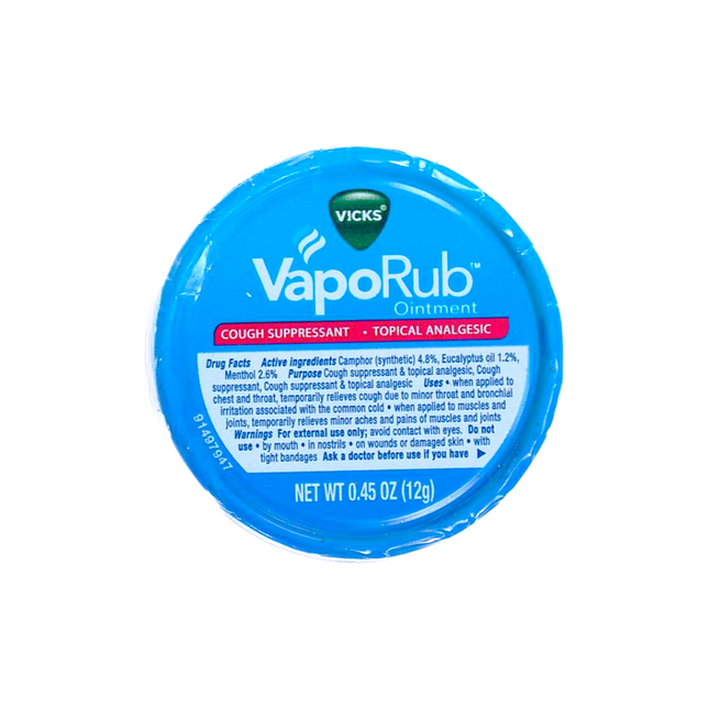 Vicks Vapor Rub Ointment – 0.45oz | 12g
