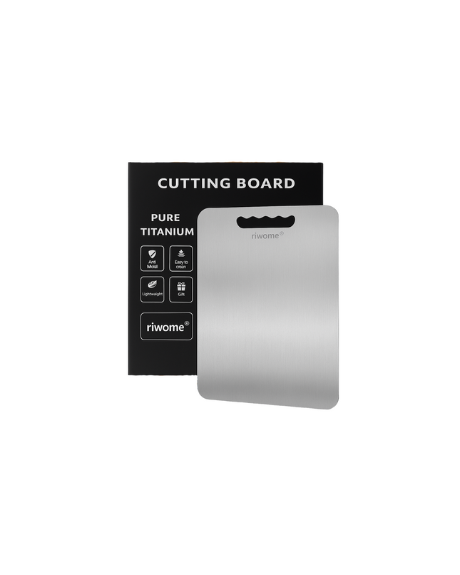 Riwome Pure Titanium Cutting Board – 14 x 10 in