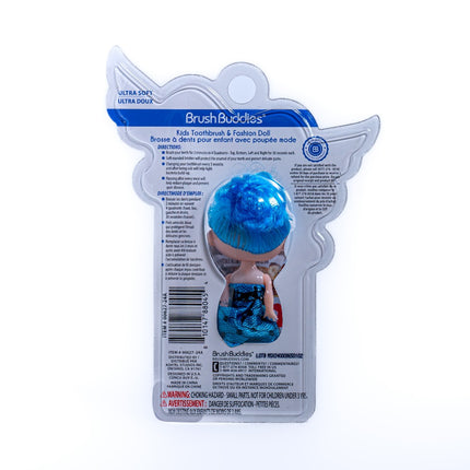 Brush Buddies Kids Toothbrush & Fashion Doll – Blue