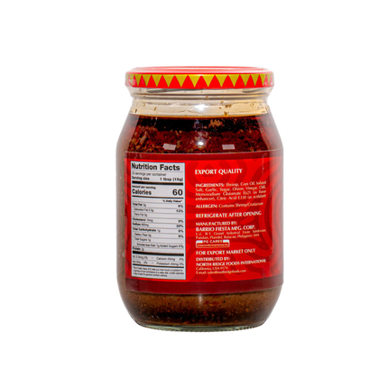 Barrio Fiesta Bagoong Hipon Spicy – 17.6oz | 500g