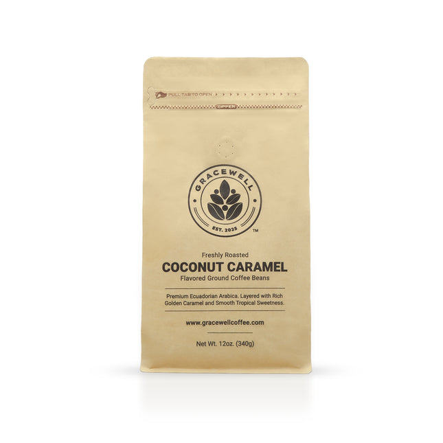 Gracewell Coffee - Coconut Caramel - Ground Coffee 12oz.