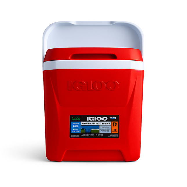 Igloo Island Breeze Cooler – Red, 12qt | 11.4L Capacity