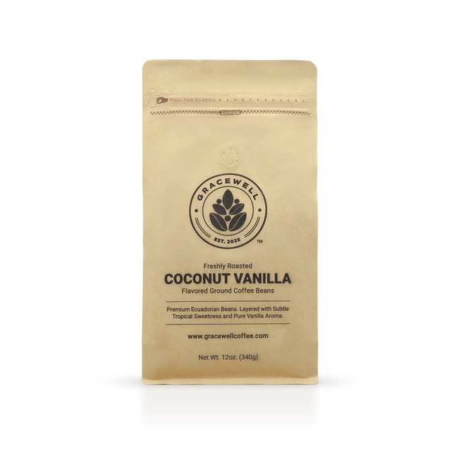 Gracewell Coffee - Coconut Vanilla - Ground Coffee 12 oz.